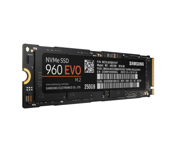 Samsung 250GB 1,8'' Seria 960 EVO M.2 2280 NVMe - 346493 - zdjęcie 3